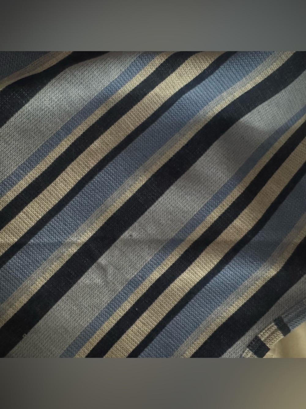 3 for $50 Free People Light Blue & Navy Striped Racerback Tank - Picture 7 of 7